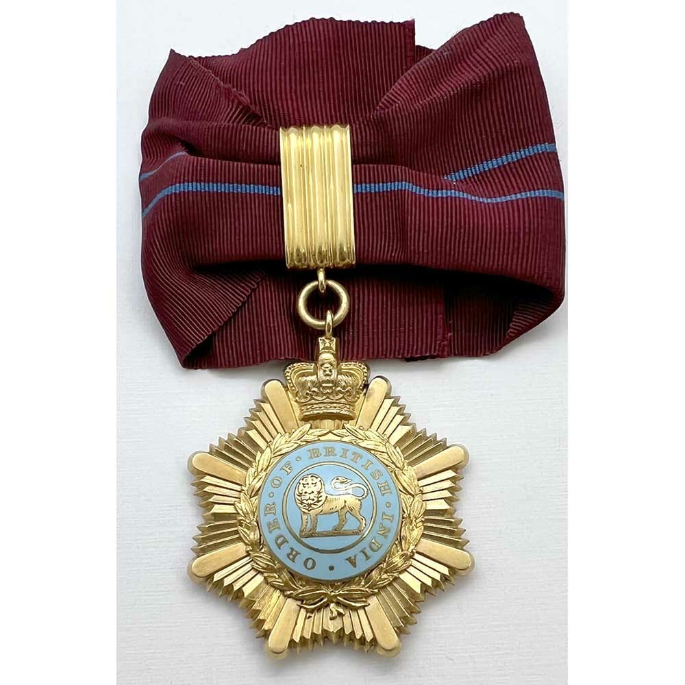 Order of British India , O.B.I., First Class Neck Badge all gold 1