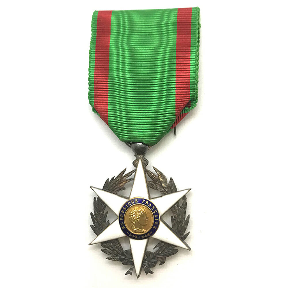 Order of Agricultural Merit Knight 1