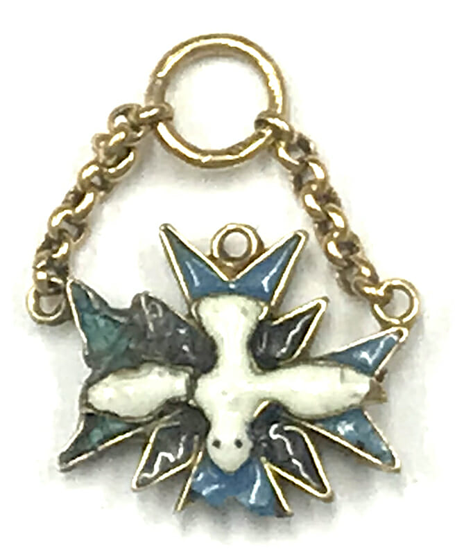 Order of the Holy Spirit in gold badge in gold 1