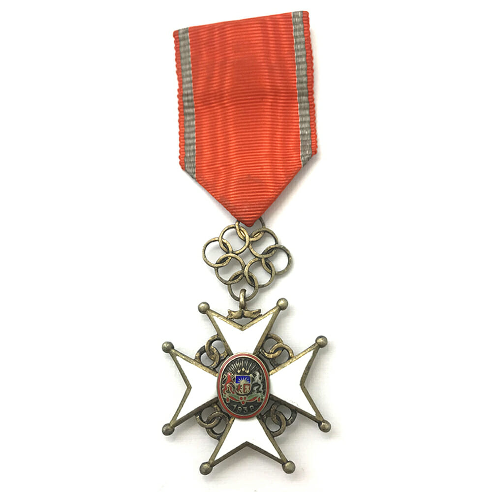 Order of the Cross of Recognition Officer silver	gilt 1