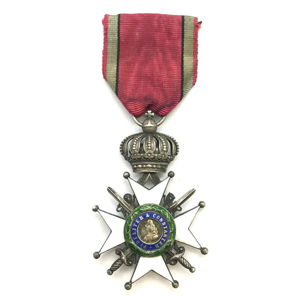 House Order of Saxe Ernestine Knight military 1