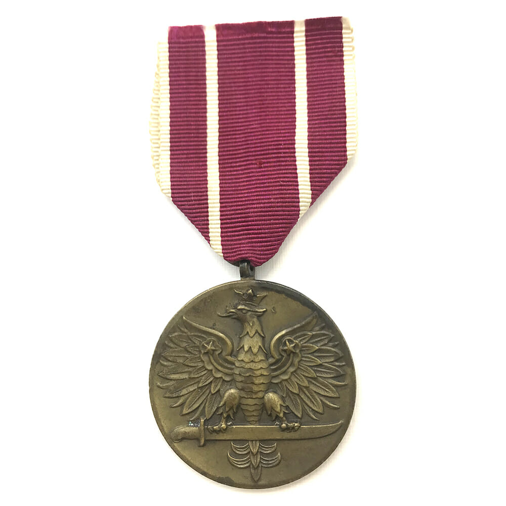 Army Active Service Medal for WW2 1