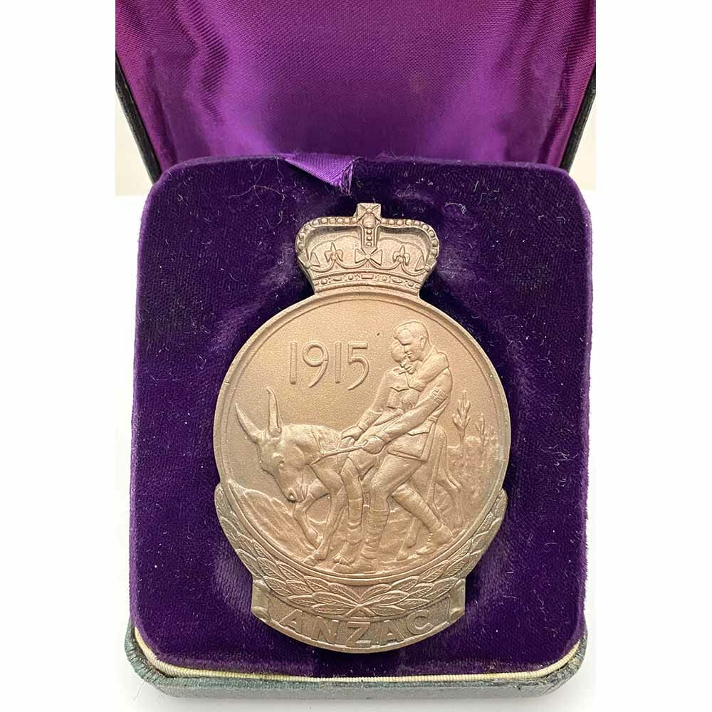 Anzac Medallion Wounded Gallipoli 1