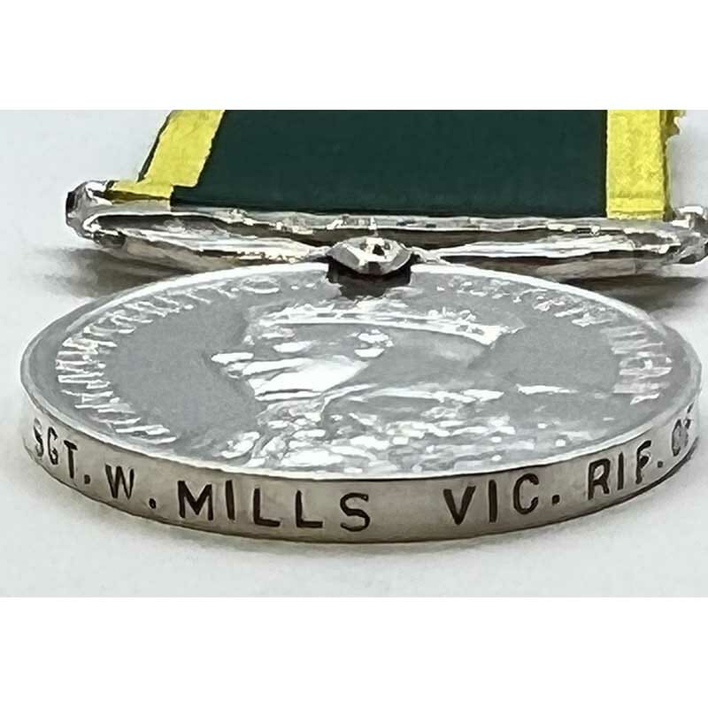 Efficiency Medal bar Canada Vict Rifles 3