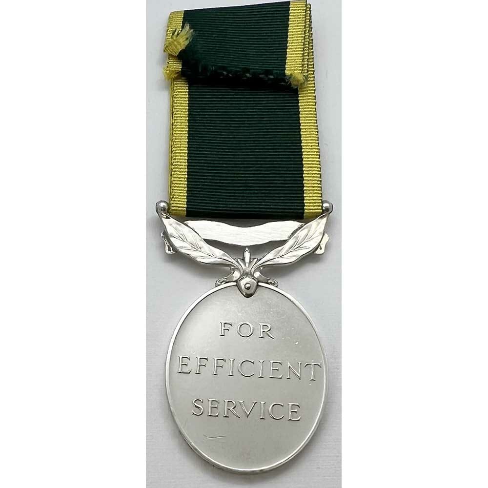 Efficiency Medal bar Canada Vict Rifles 2