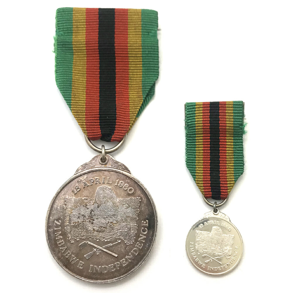 Zimbabwe Independence Medal 1980 1