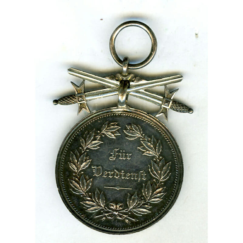 Silver Merit medal with swords 1867-1918 (n.r.) 2