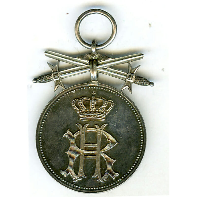 Silver Merit medal with swords 1867-1918 (n.r.) 1
