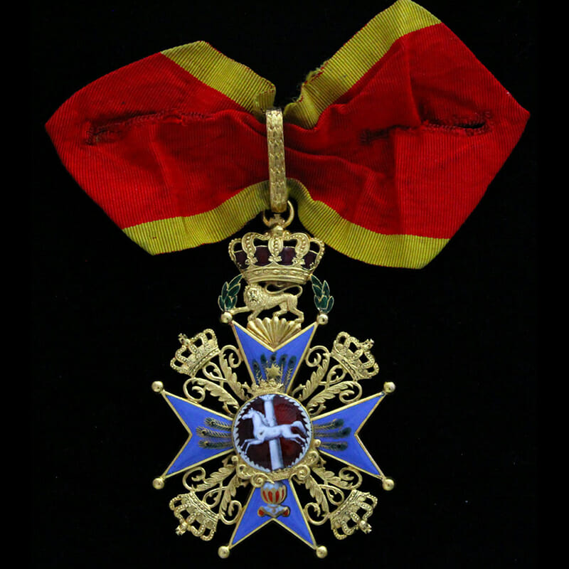 House order of Henry the Lion  Commander neck badge in gold 1