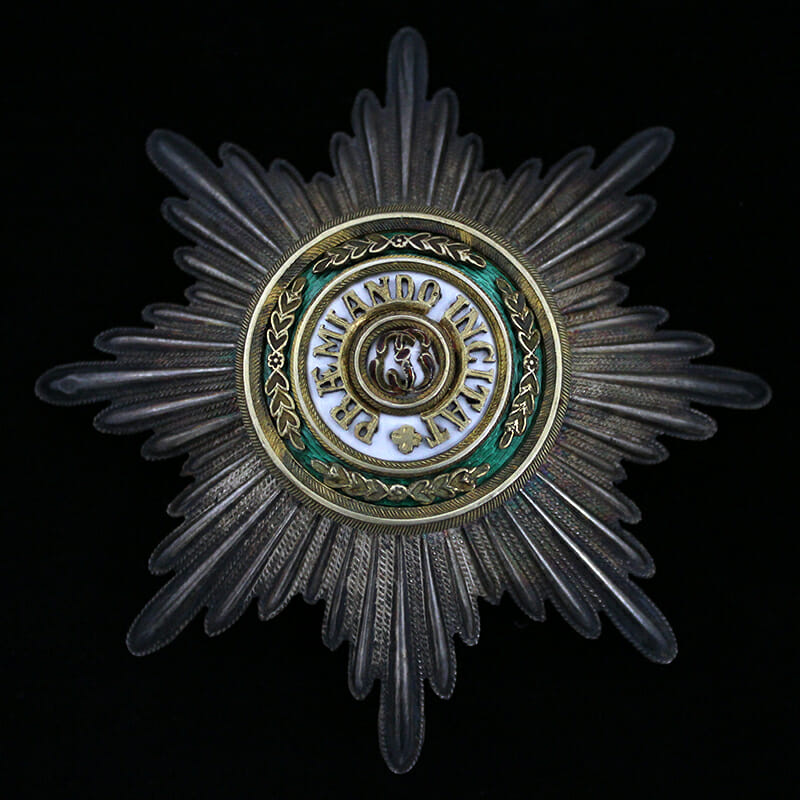 Order of St. Stanislaus  1st Class breast star 1