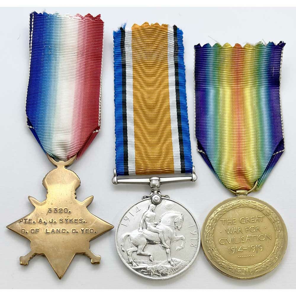 1915 Star Trio Duke of Lancs Yeomanry 2