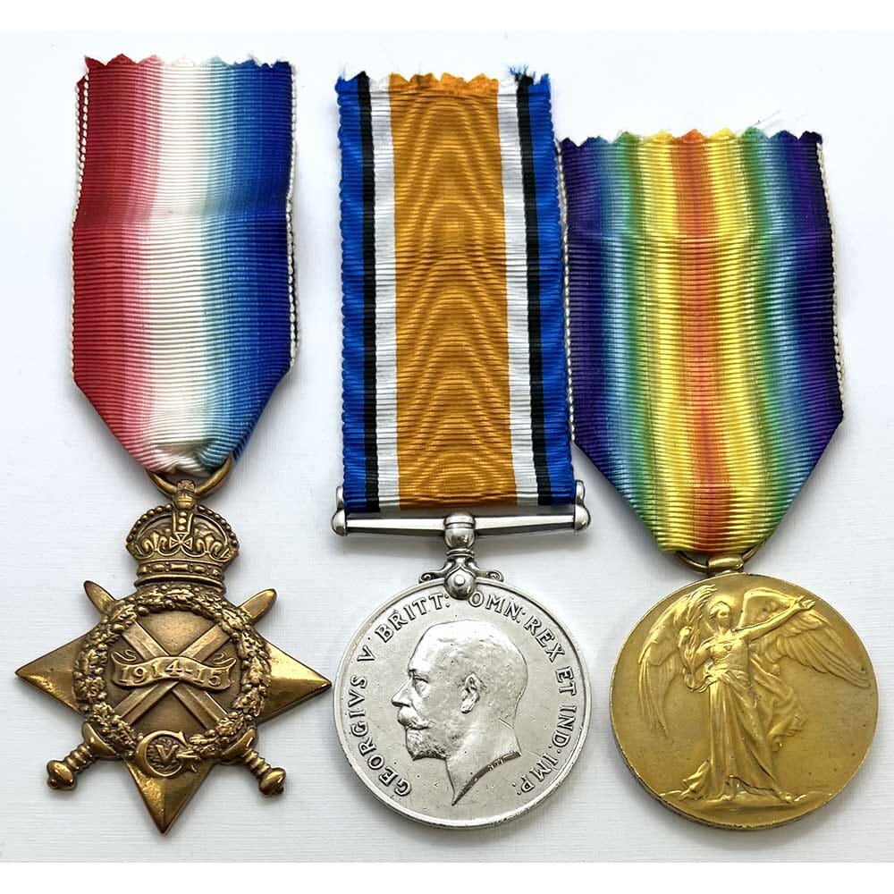1915 Star Trio Duke of Lancs Yeomanry 1
