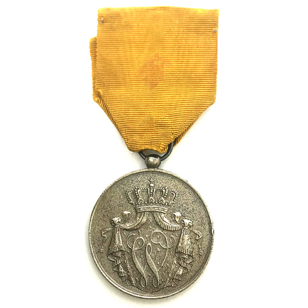 Army Long service medal Silver 1