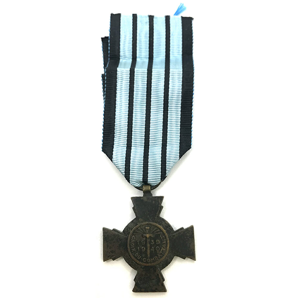 Combattants Cross Vichy 1939-1940 scarce 2