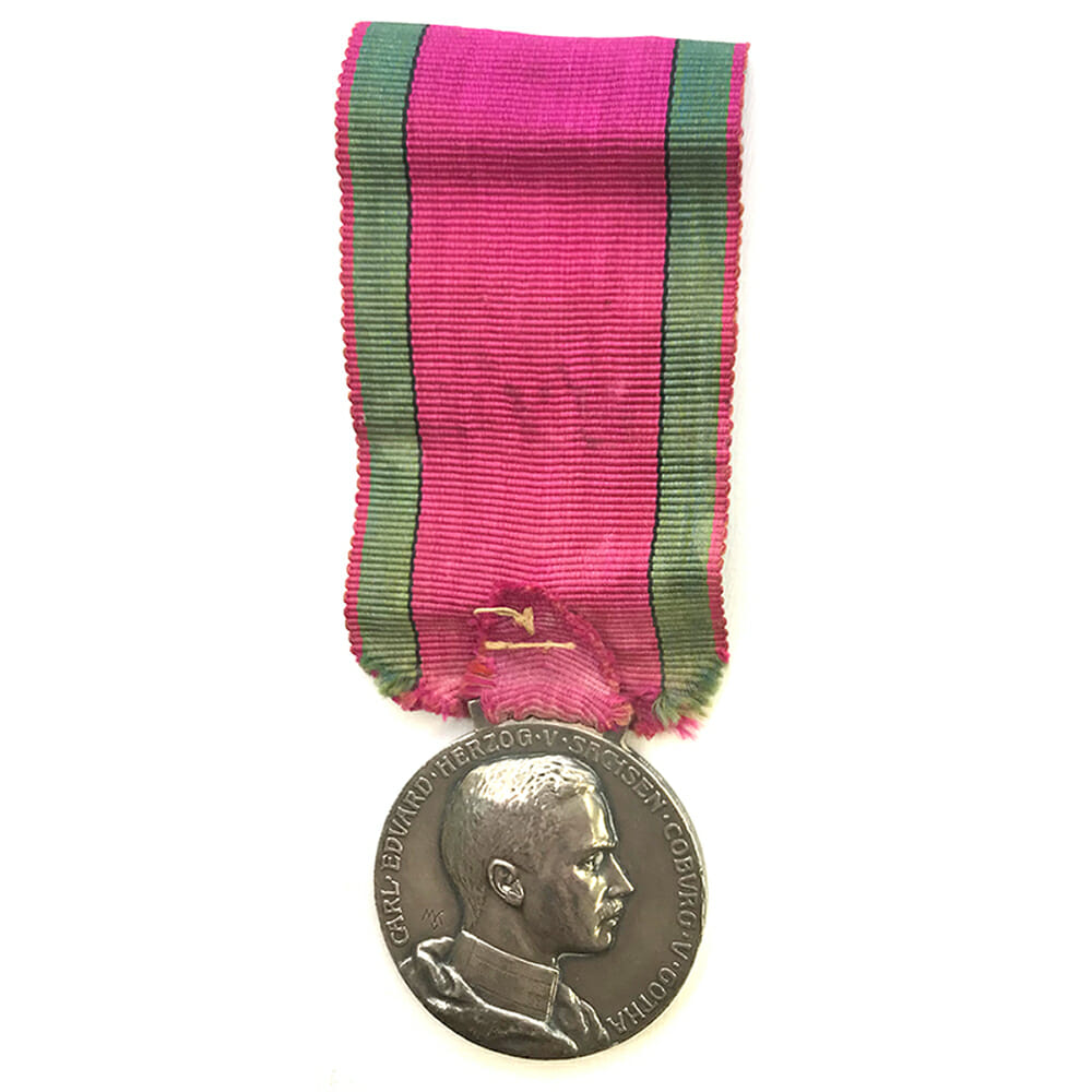 Carl Eduard silver   merit medal 1