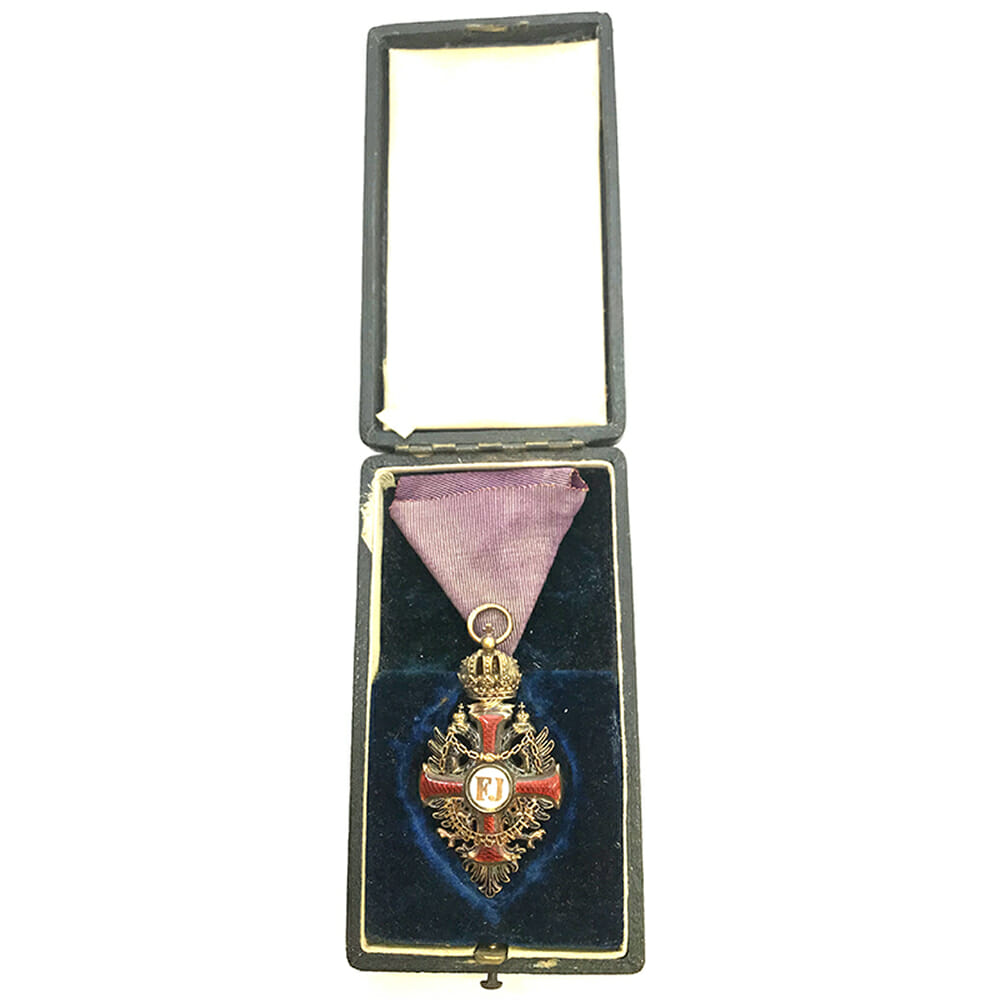 Order of Franz Joseph Knight gold 4