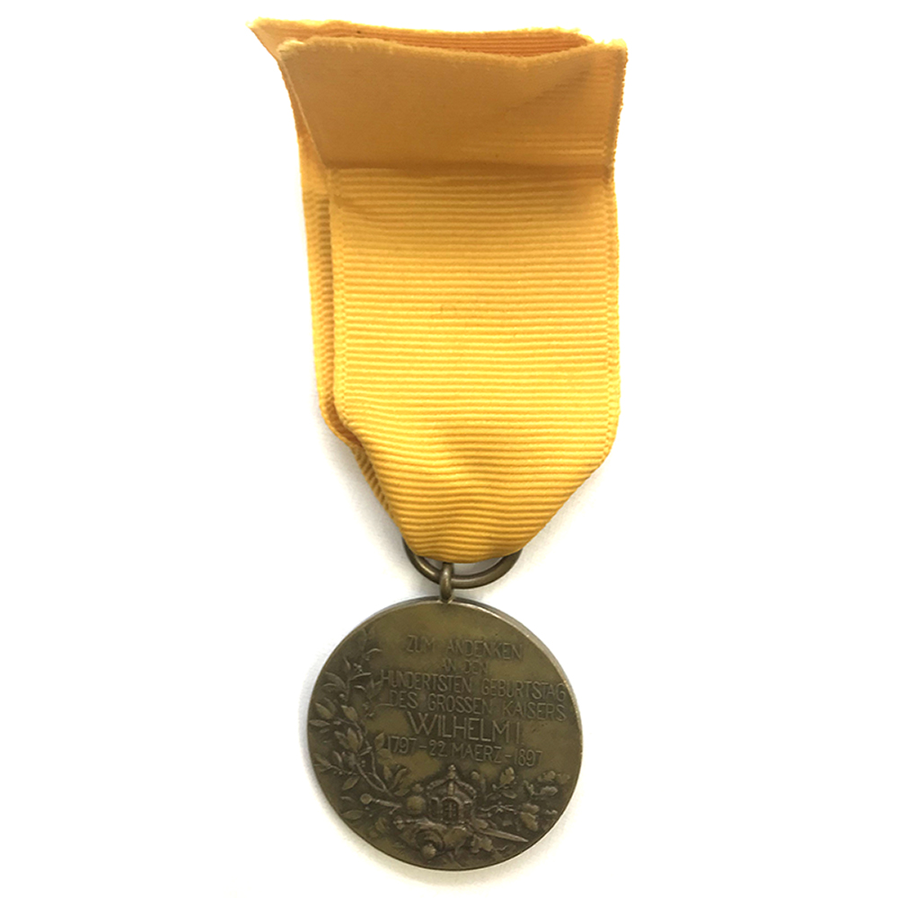 Wilhelm I Centenary medal 1897 2