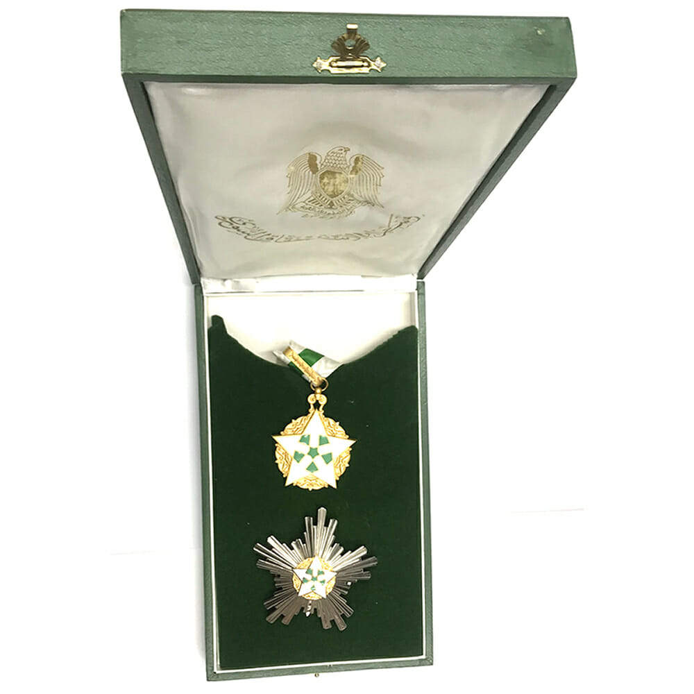 Order of Merit Grand Officer neck badge and Breast Star 5