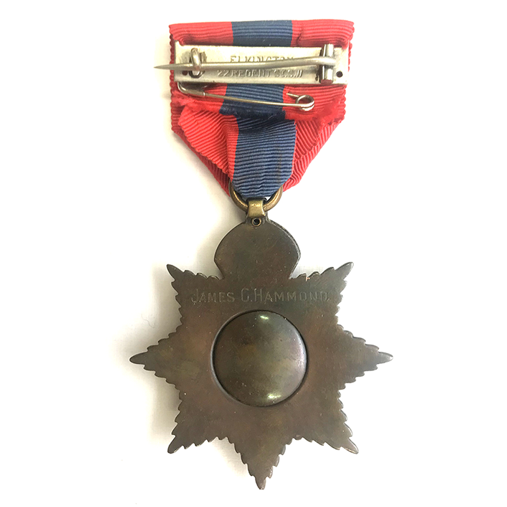 Imperial Service Medal star shape GV 2