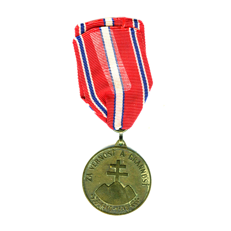 Slovakia medal for Loyal  Defence 1918-1938 2