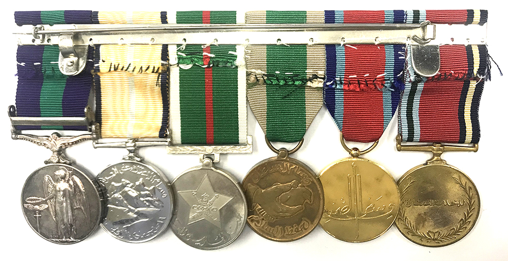 Trucial Oman Scouts Distinguished Service  group of 6 2