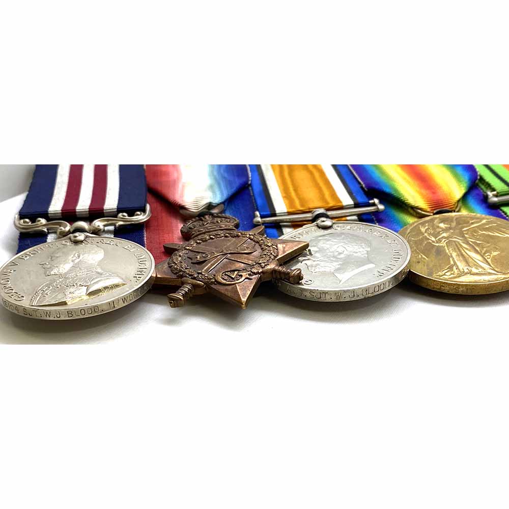 Military Medal GV with  Karageorge Cross Serbia Worc Regt 2