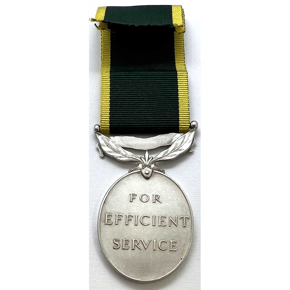 Efficiency Medal Yorkshire Yeomanry 2