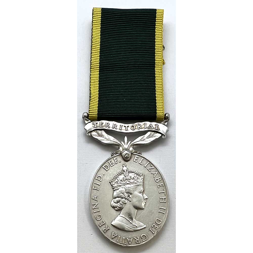 Efficiency Medal Yorkshire Yeomanry 1