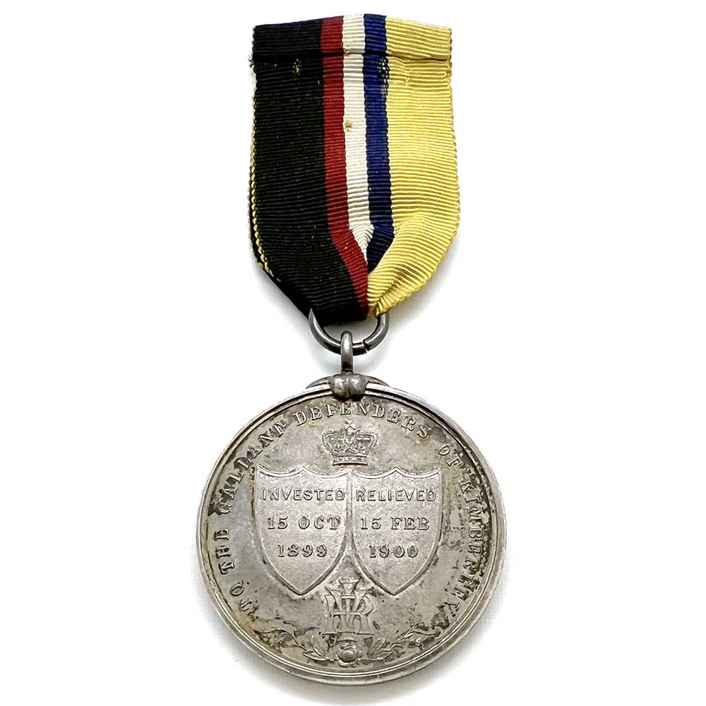 Mayor’s  Siege of Kimberley Medal RARE 2