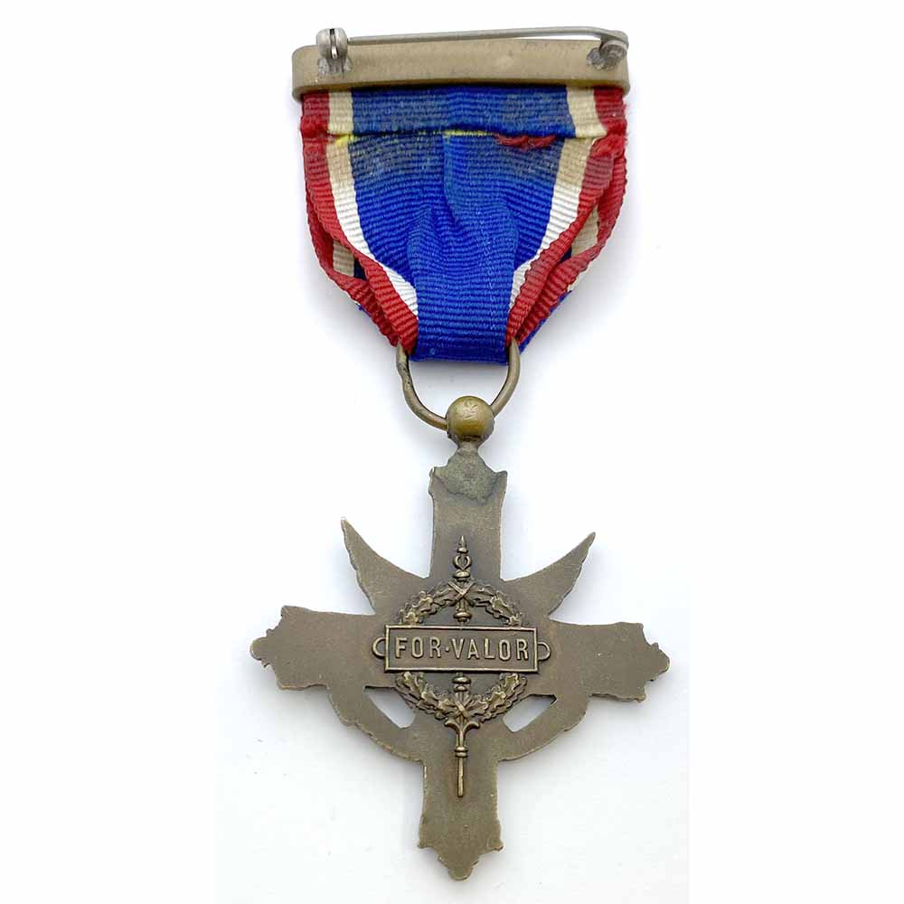 Distinguished Service Cross Army 2nd type W.W.I French issue  rare			(L21785)  G.V.F... 2