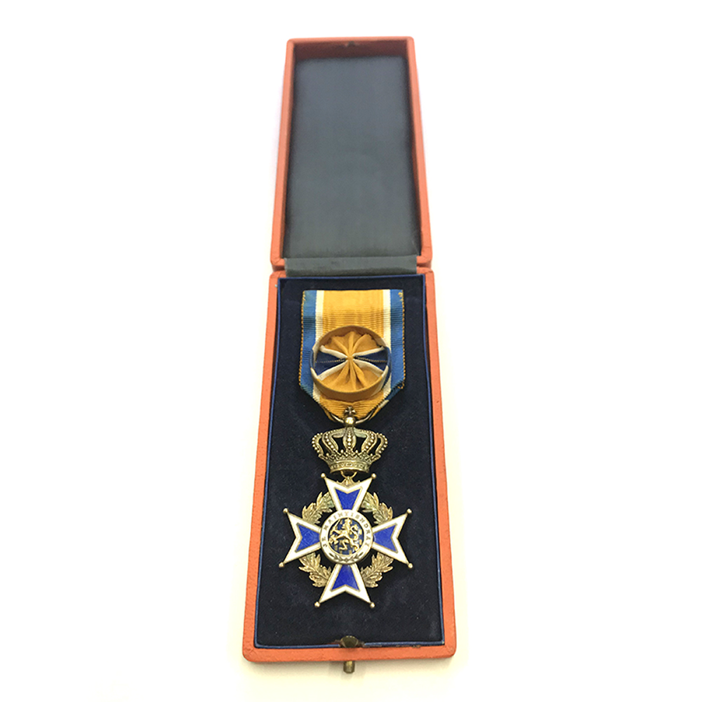 Order of Orange Nassau Officer, silver gilt early award cased 1