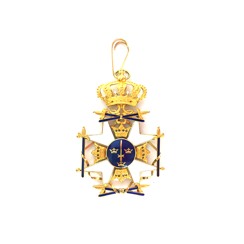 Order of the Sword Grand Cross Sash badge in gold 1