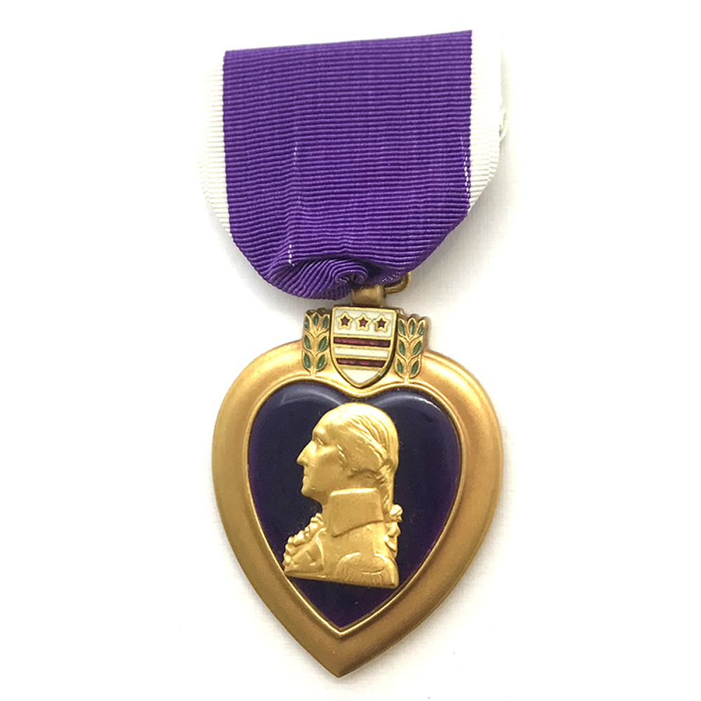Purple Heart Vietnam and later  issue with ribbon bar and lapel bar... 1