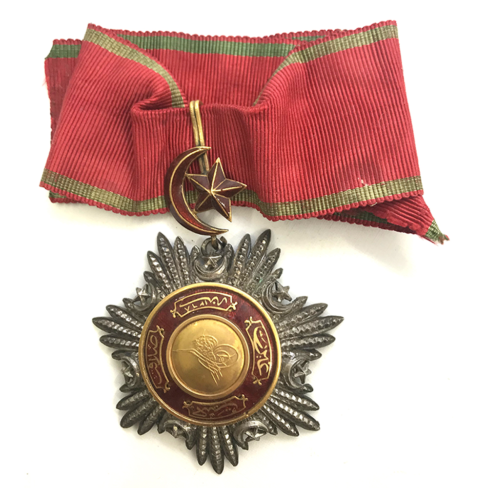 Order of the Medjidie Commander neck badge Crimea 1