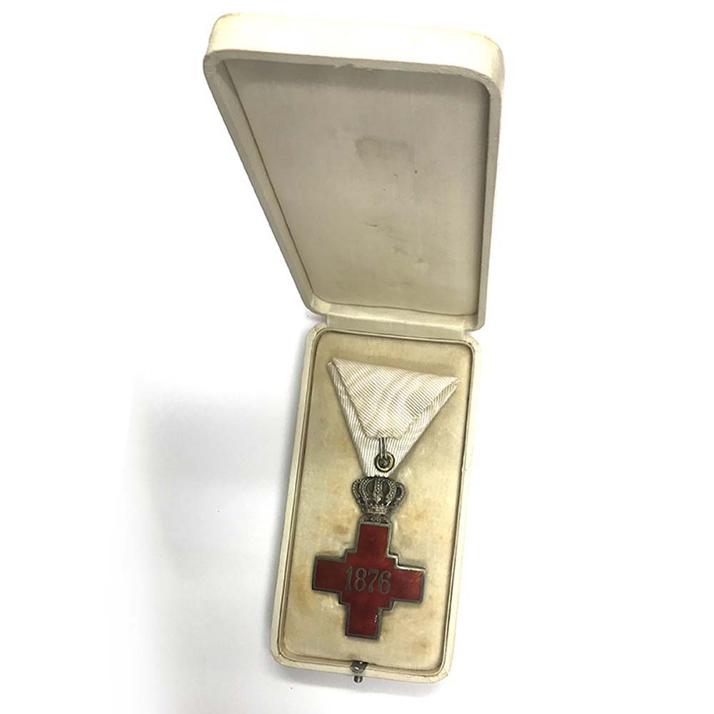 Red Cross Decoration 1876 Cased 2