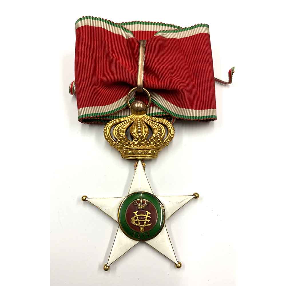 Colonial Order of the Star of Italy Commander 1