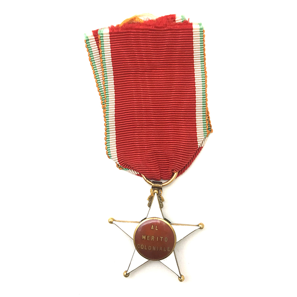 Colonial Order of the Star of Italy Officer 2