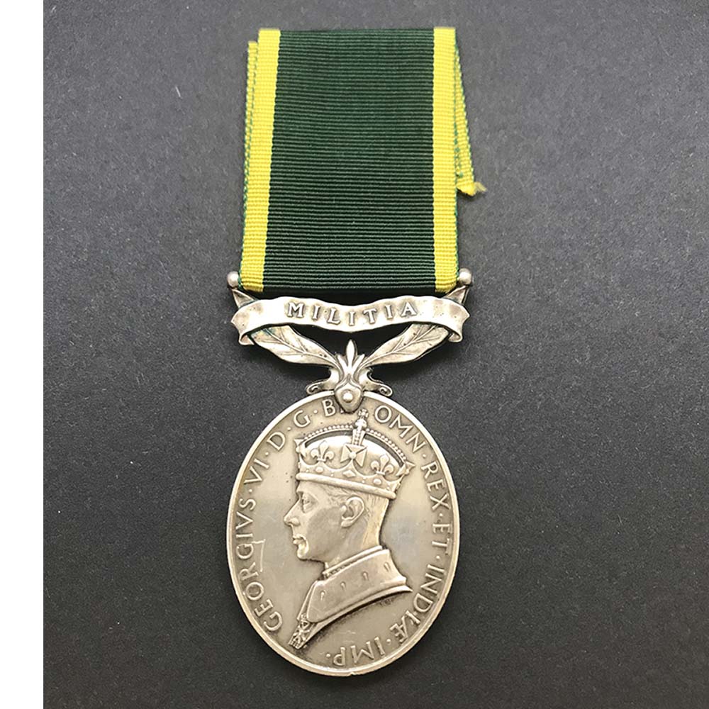 Efficiency Medal Militia Royal Artillery 1