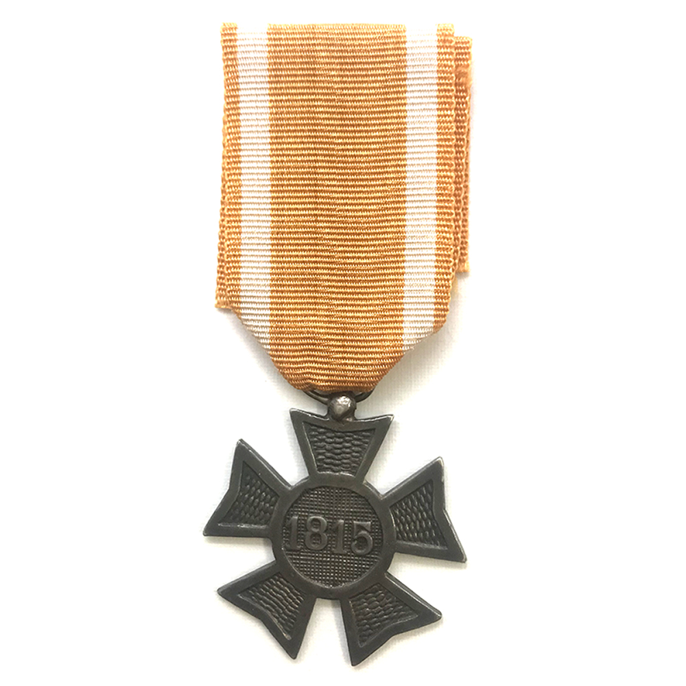 Netherlands, Dutch  Waterloo War Cross 1813-15 silver 1