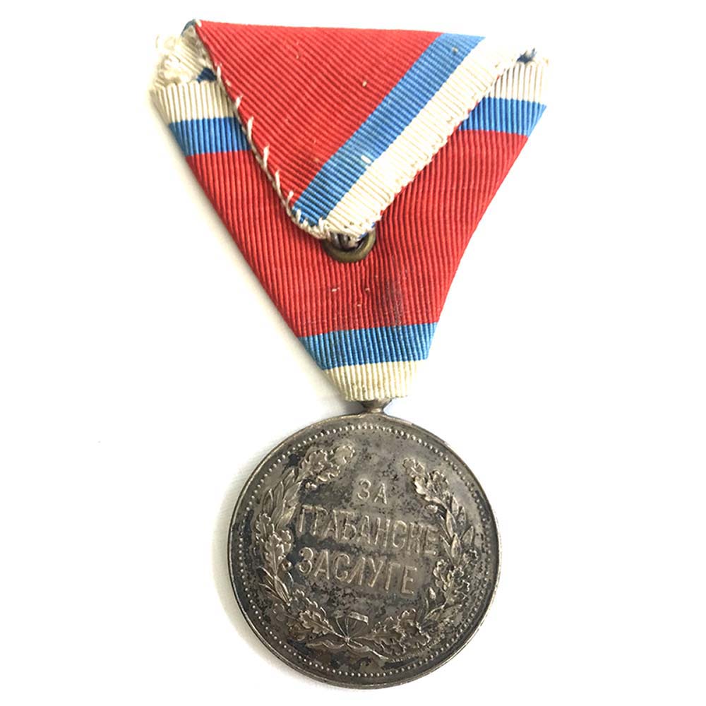 Civil Merit Medal 1902 2nd class silver 2