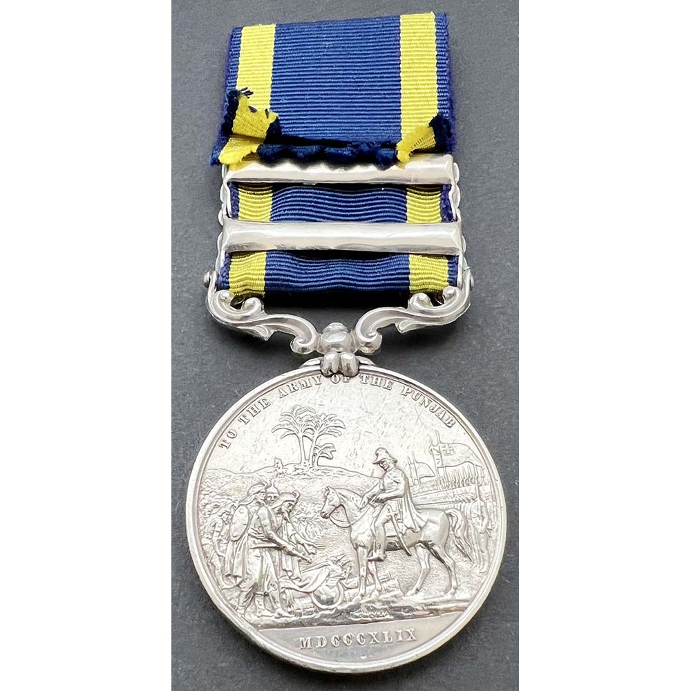 Punjab Medal 2 bars 29th Worcester Regt 2