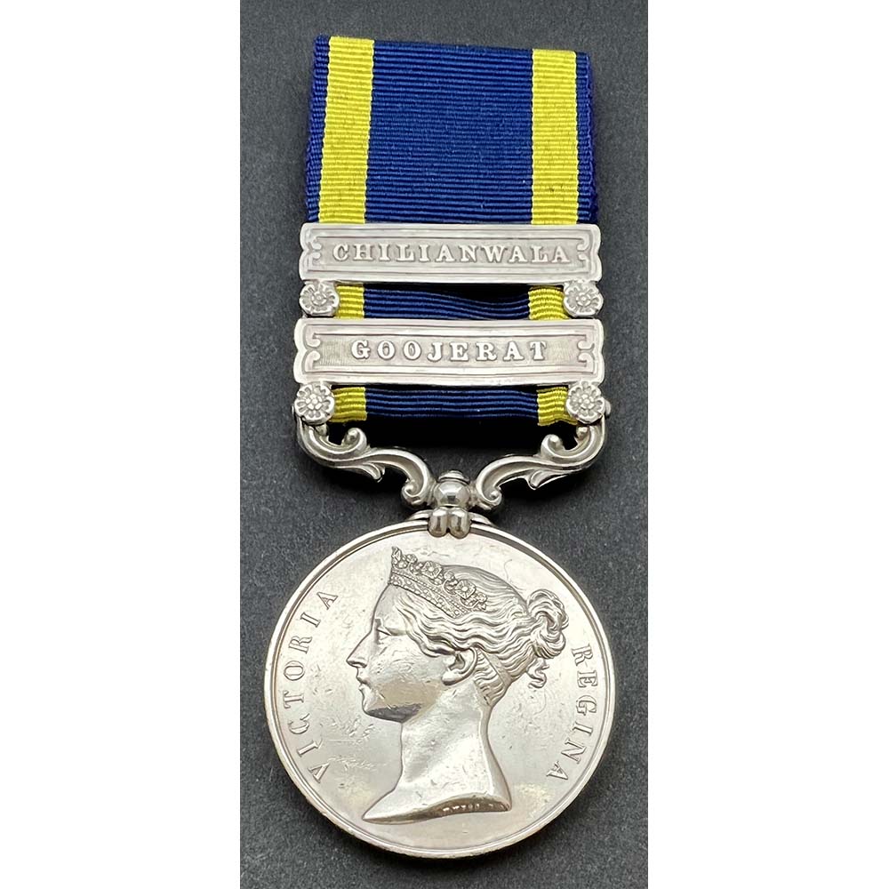 Punjab Medal 2 bars 29th Worcester Regt 1