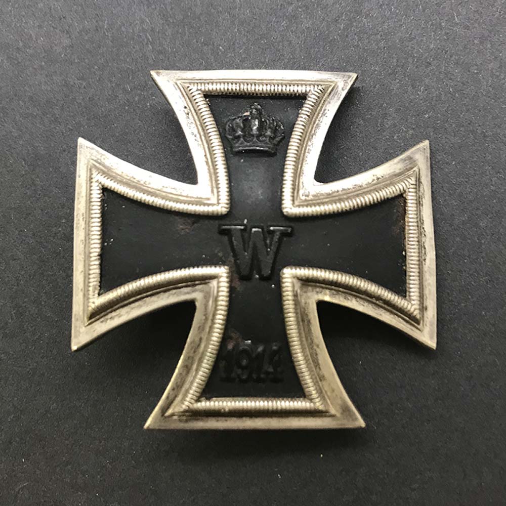Iron Cross 1914 1st Class  Convex silver 1
