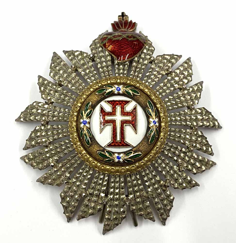Order of Christ  Grand Cross breast star Kingdom with sacred heart 1