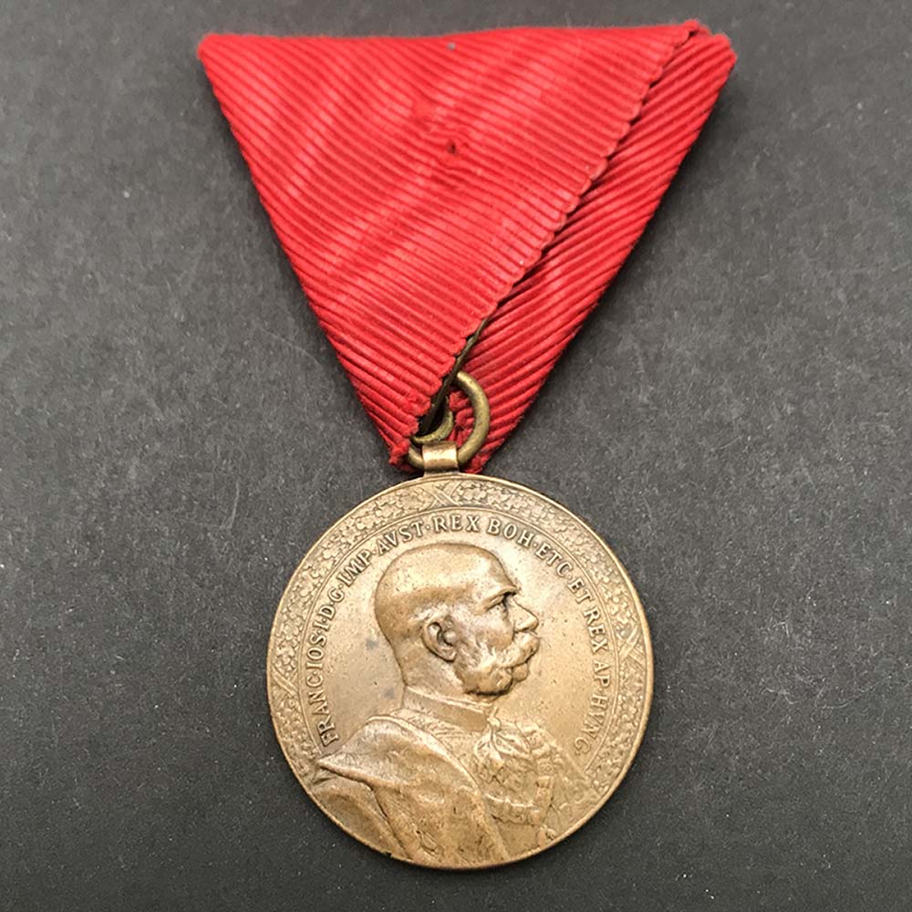 Honour Medal for 40 years Faithful Service civil  ribbon 1