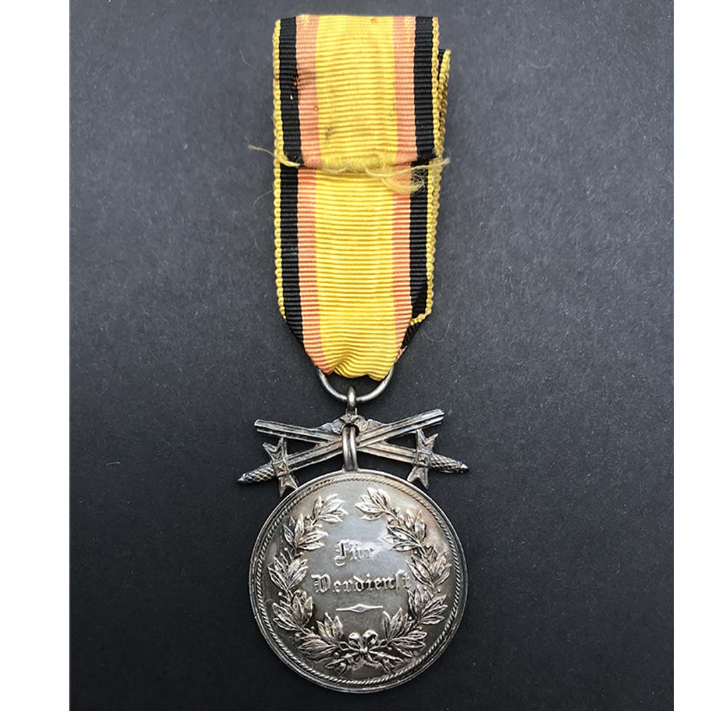 Silver Merit medal with swords 1867-1918 2