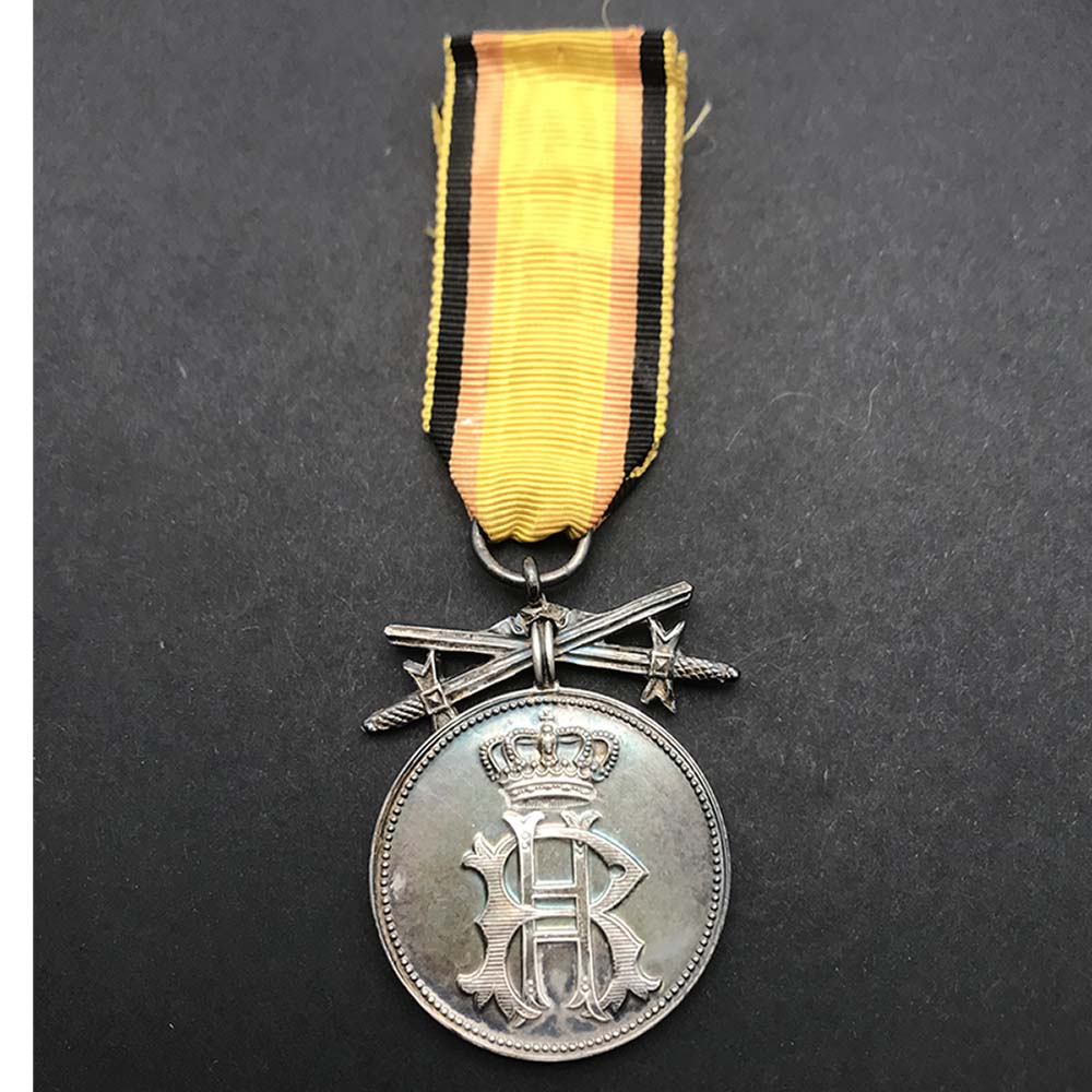 Silver Merit medal with swords 1867-1918 1