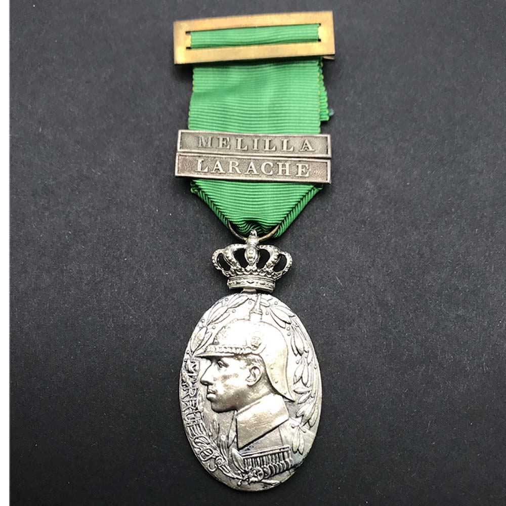 Medal for Morrocco 1916 silver 2 bars  Officers 1
